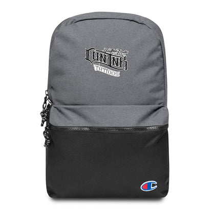 CON INK TATTOOS Embroidered Champion Backpack